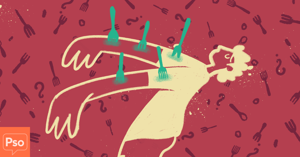 Connecting Psoriasis With the Fork Theory & the Spoon Theory